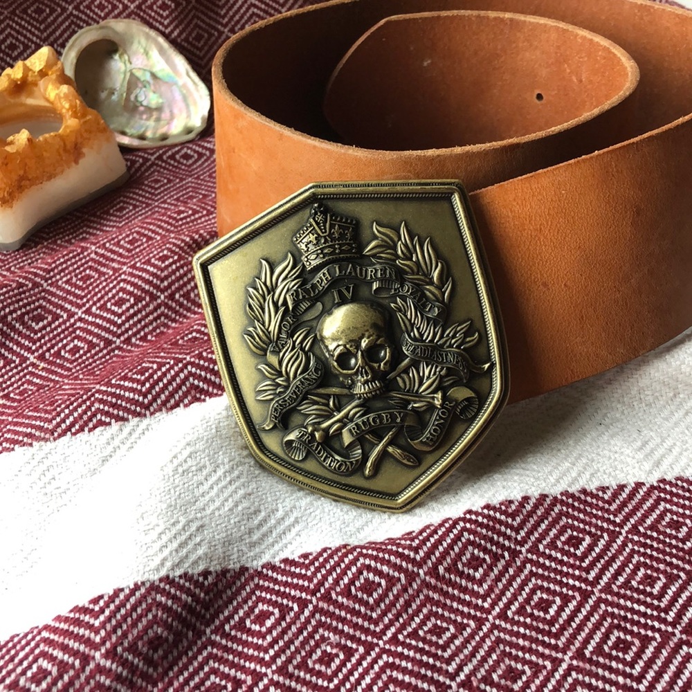 Ralph Lauren Ruby Genuine Leather